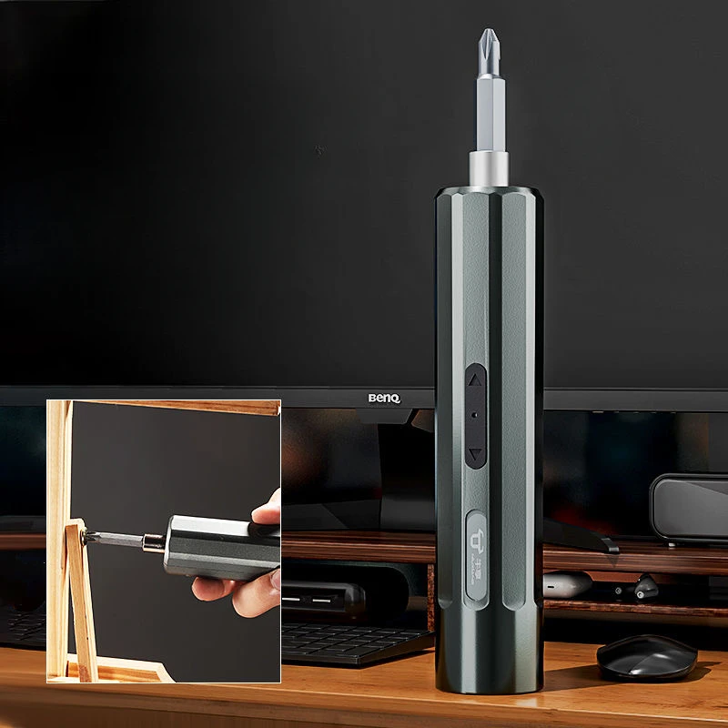 

Бытовая перезаряжаемая электрическая мини-отвертка двойного назначения ручная дрель маленький набор многофункциональная электрическая партия