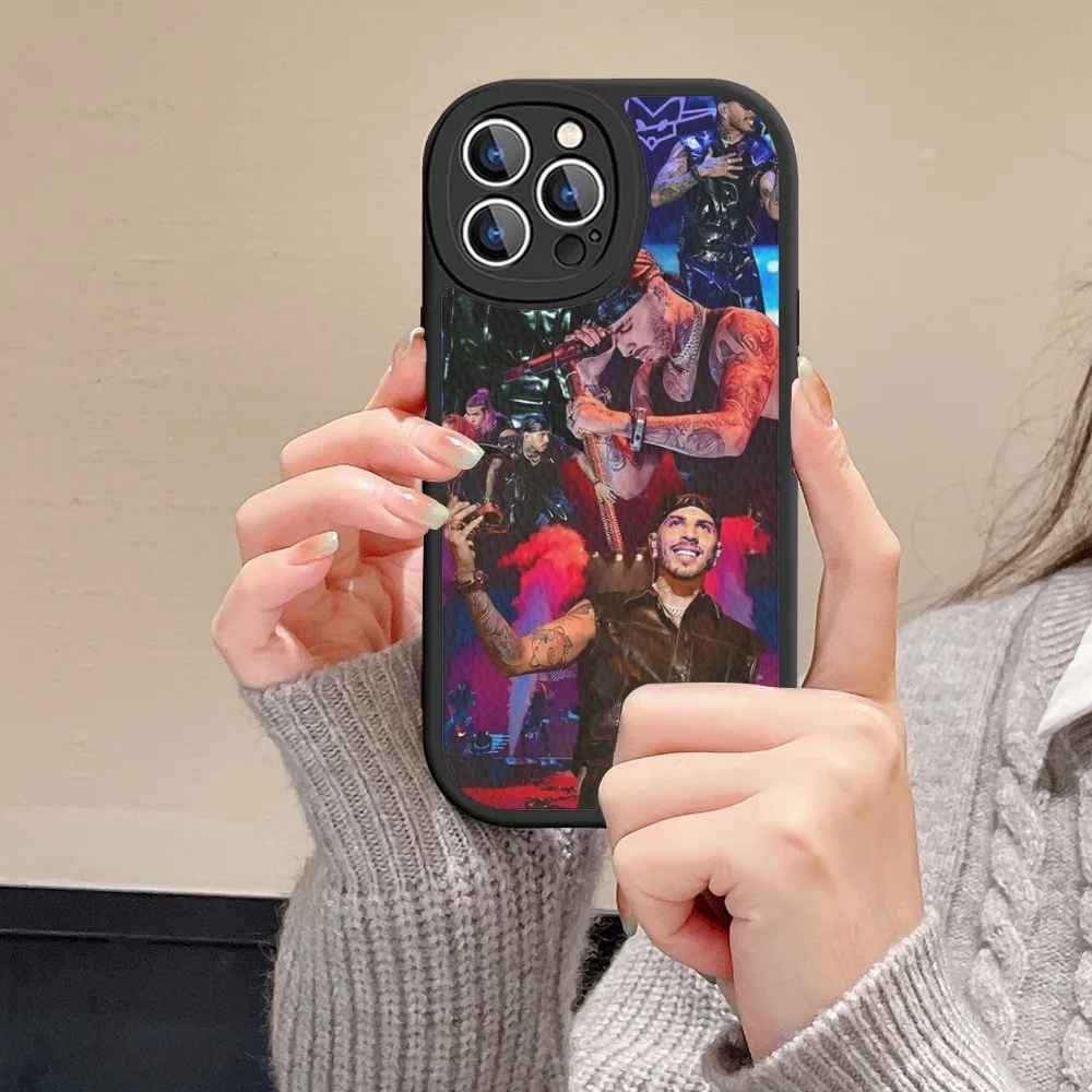 Твердая кожа R-Rauw A-Alejandr для iPhone 15 14 13 12 Mini 11 Pro Max Xs X Xr 7 8 Plus Fundas