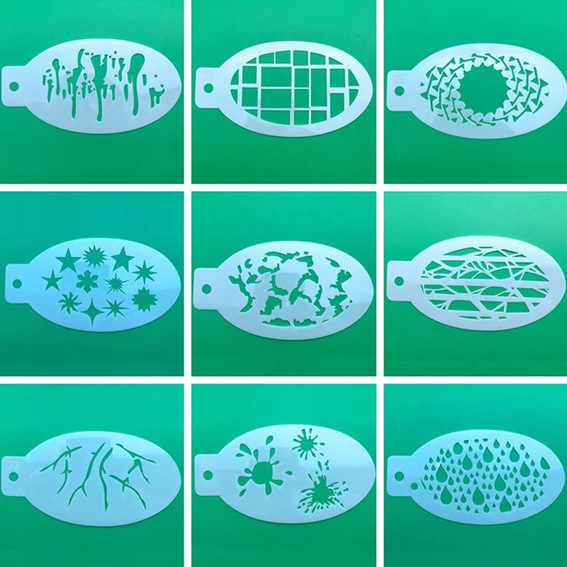 42 шт./компл. Зеркальные Пластиковые шаблоны для макияжа |