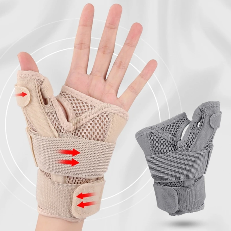 

Sports Reversible Adjust-to-Fits Thumb Stabilizer Thumb Splints for arthritis Support One Size Fits Most 24BD