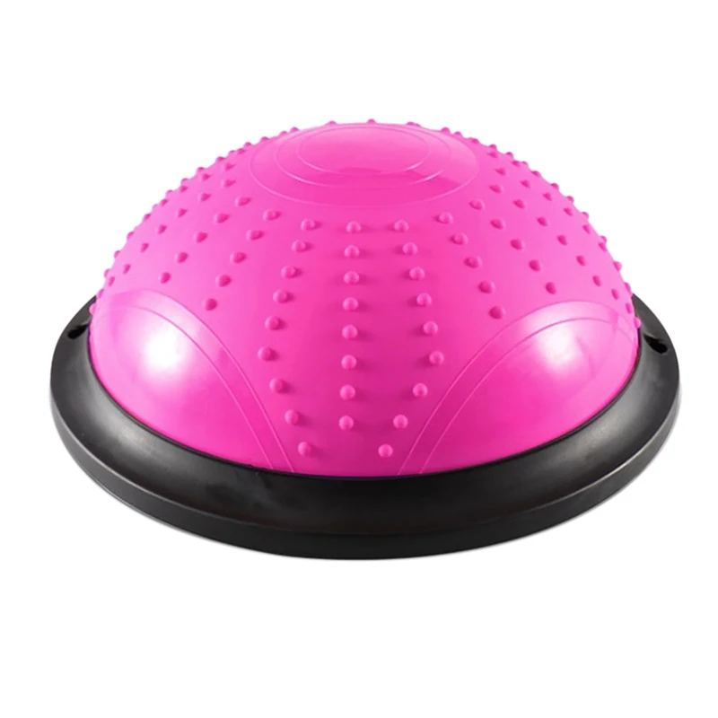 

Half Yoga Ball Balance Trainning Ball With Resistance Bands Air Dome Balance Ball For Body Home Gym Workouts Fitness