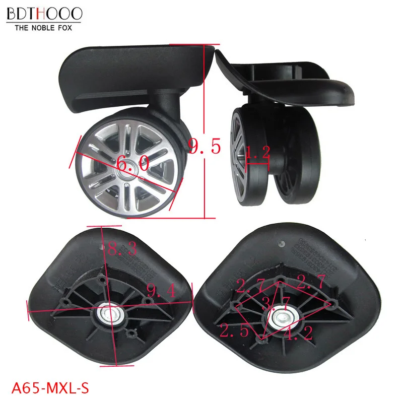 2Pcs Case Luggage Wheel Repair Universal Travel Suitcase Parts Rubber Accessories Replacement Spinner A65
