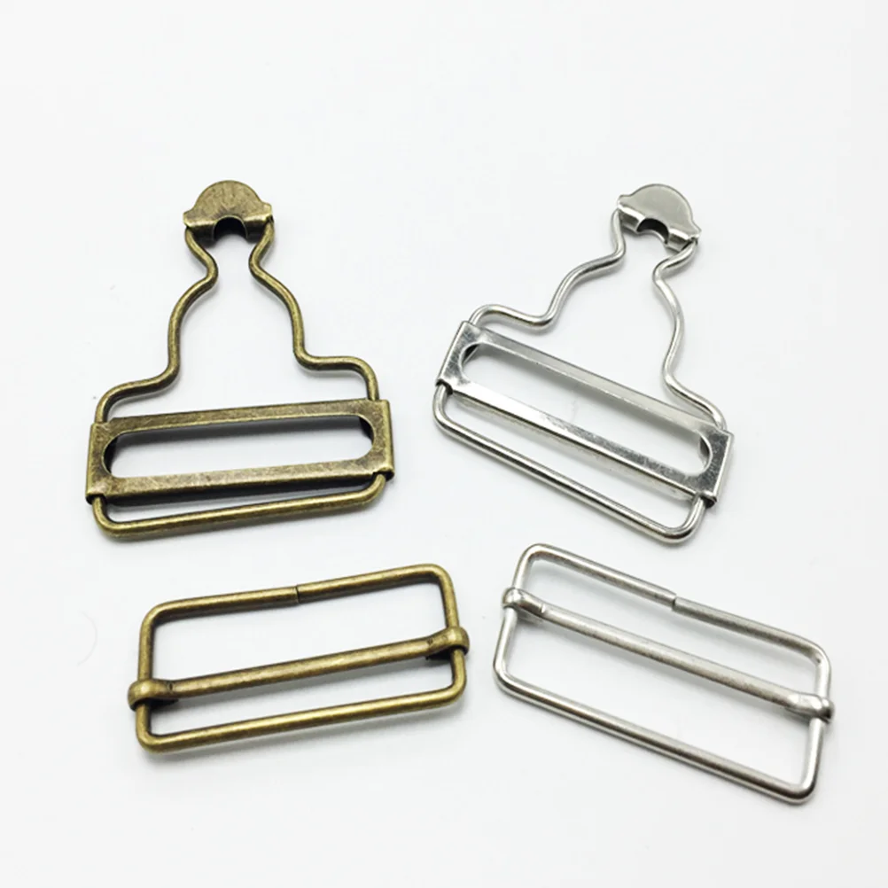 

Buckle Overall Buckles Replacement Metal Bib Pants Gourd Buttons Adjustable Suspender Hooks Slider Clip Suspenders Trousers