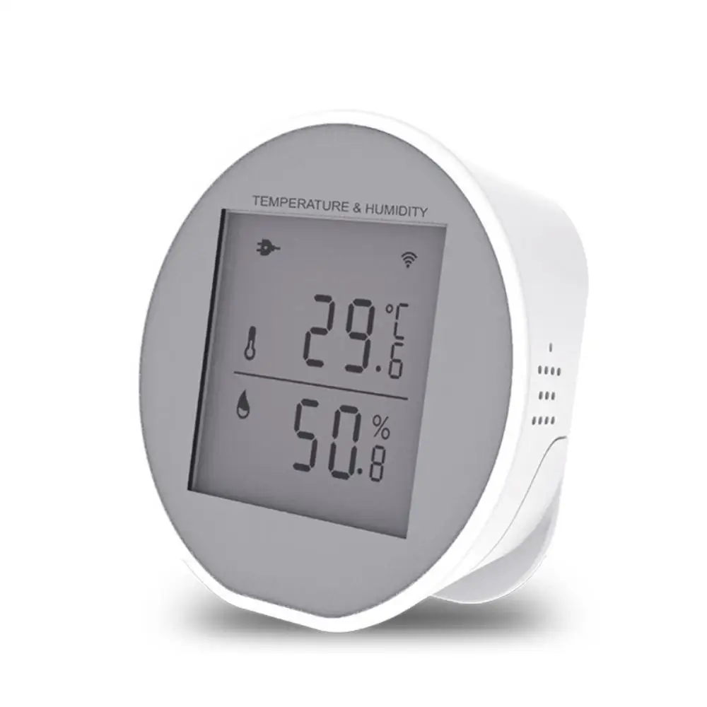 

Convenient Lcd Display Smart Home Security Graffiti Smart Alarm Family Safety Thermometer Real-time Monitoring Safe Smart Home