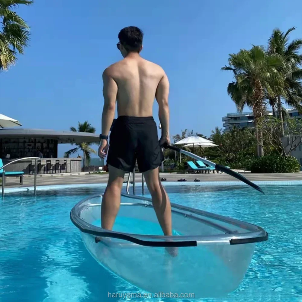 Высококачественный двухместный прозрачный каяк из импортной каноэ