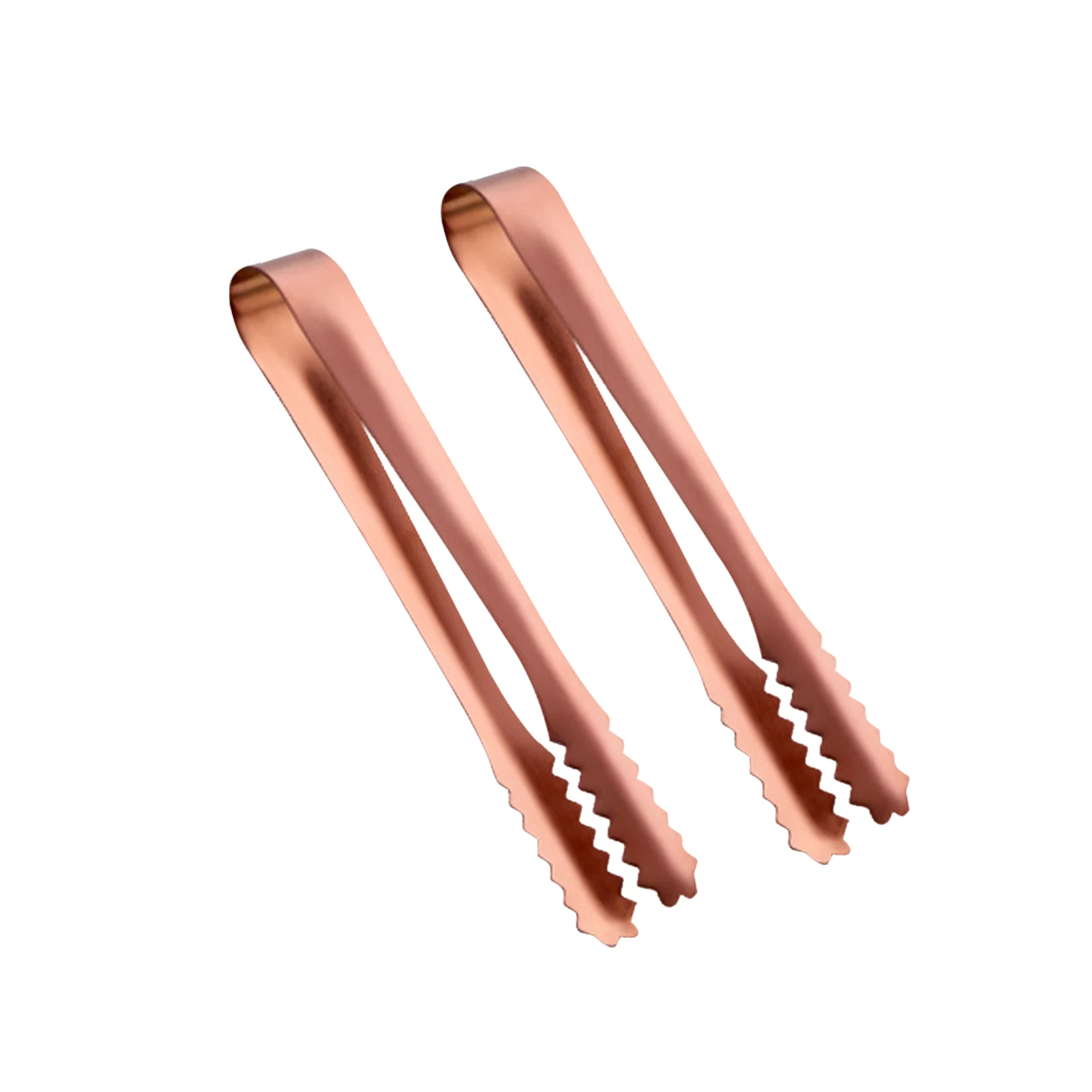 

2pcs 6inch Serving Food Cooking Easy Clean Tea Accessories U-shaped Stainless Steel BBQ Ice Tongs Restaurant Party Wedding Bar