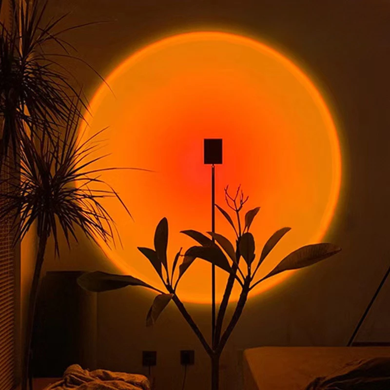 Лампа для заката ночники проектор украшение дня рождения декоративные лампы