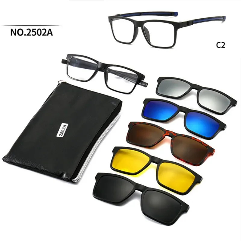 Очки солнцезащитные магнитные с оправой TR90 0 -1-1 5-2 -3 -4 -5 -6