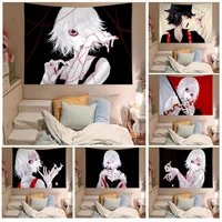 suzuya juuzou tokyo ghoul printed large wall tapestry japanese wall tapestry anime kawaii room decor