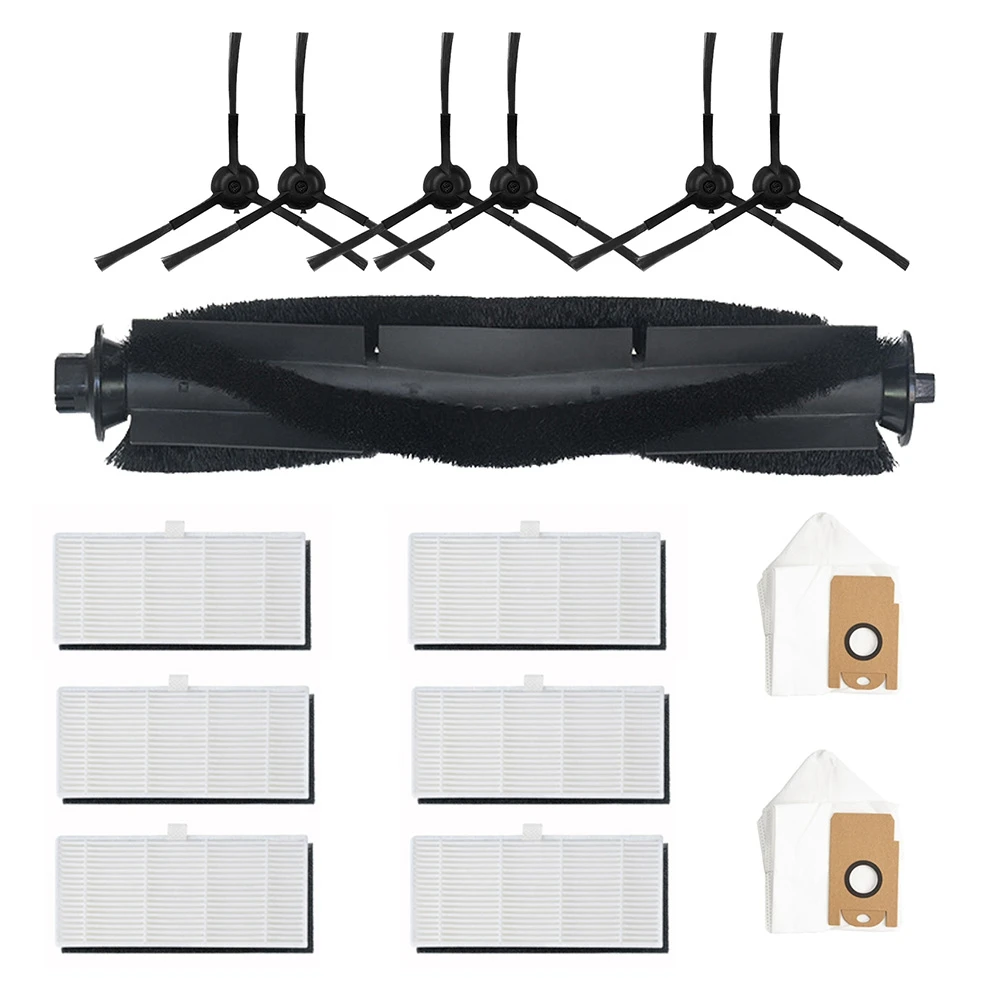 

For Lydsto R1 Intelligent Sweeping Robot Accessories Main Brush HEPA Filter Screen Edge Brush Dust Bag