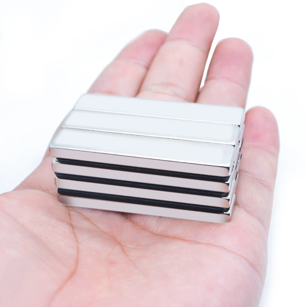 1 ~ 500 шт. 50x10x2 сильный редкоземельный магнит толщиной 2 мм блок прямоугольные