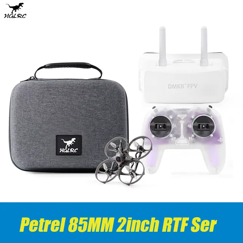 HGLRC Petrel 85 мм 2-дюймовый комплект RTF 85Whoop Дрон с пультом дистанционного управления C1