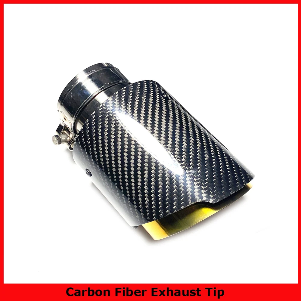 Цельная горячая распродажа карбоновый наконечник глушителя универсальная