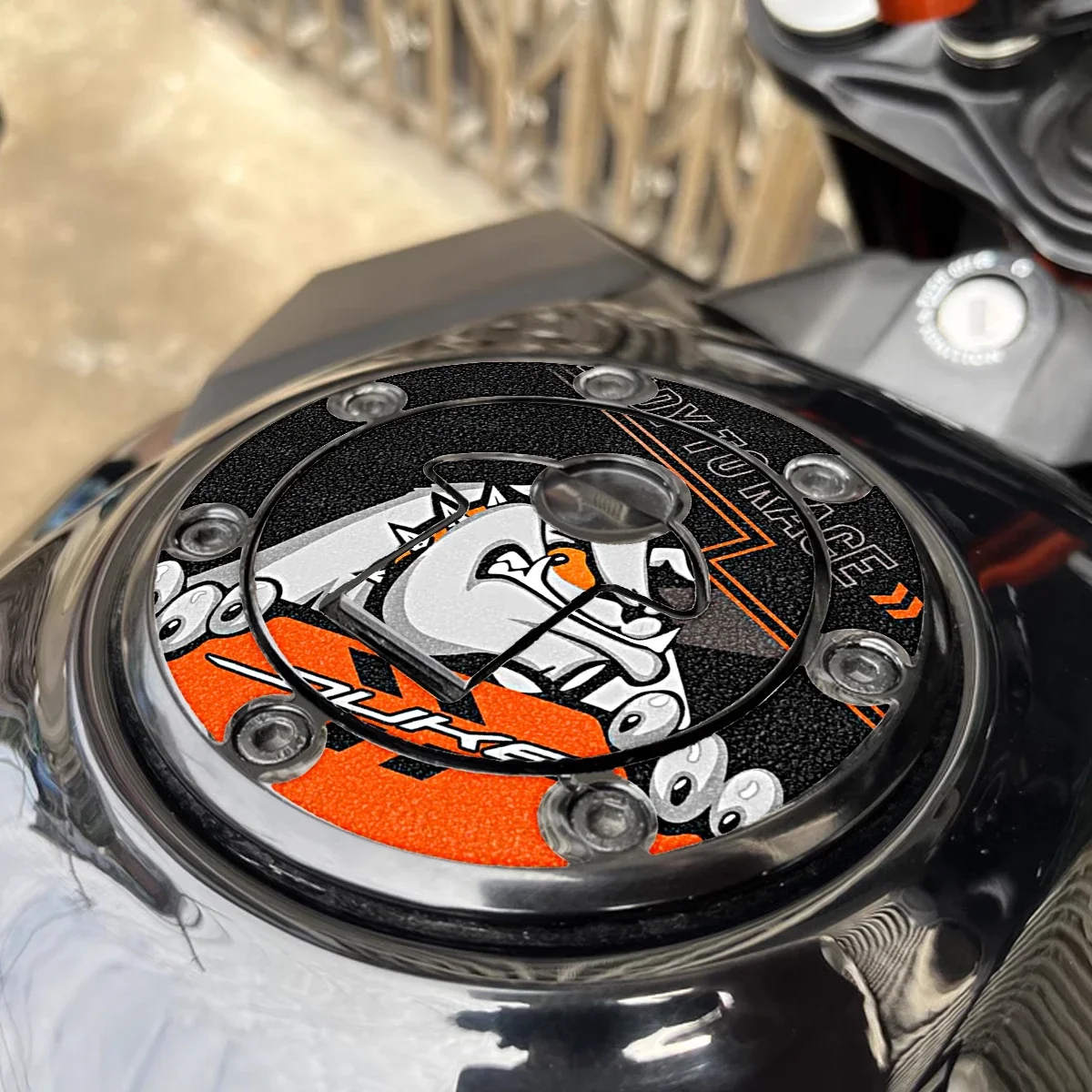 1 шт. матовая текстурированная наклейка на топливный бак мотоцикла защитная