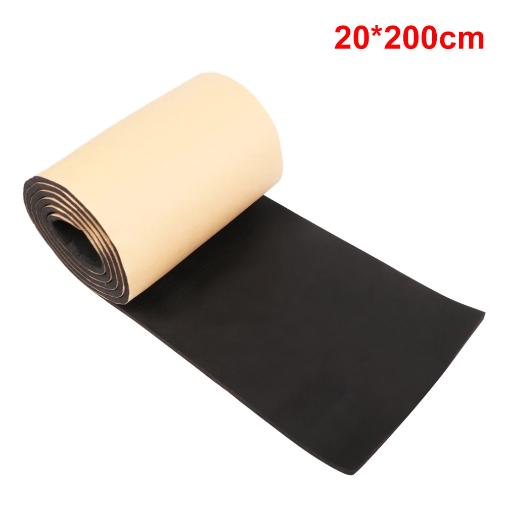 

200cm×20cm Car Automatic Door Protector Garage Rubber Strip Guard Wall Panel Bumper Car Sound Insulation Cotton Safe Parking