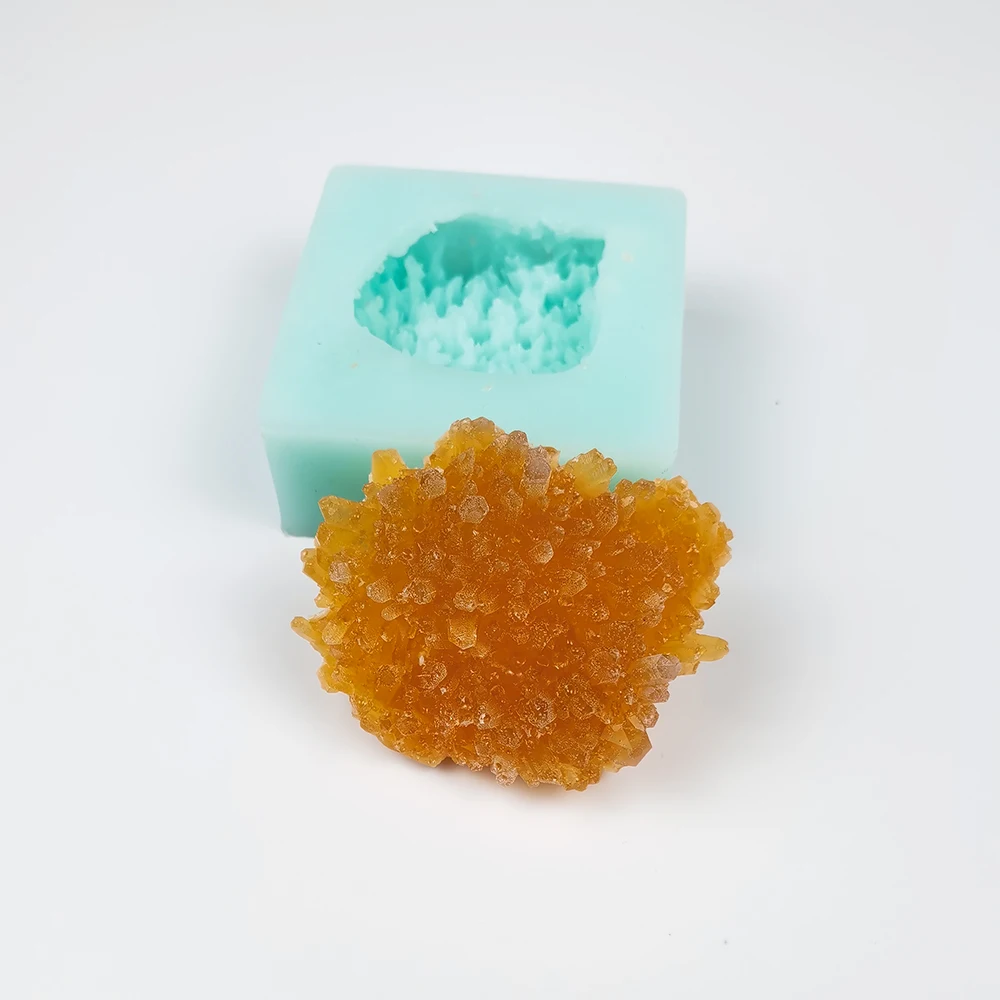 

3D Crystal Block Crystal Mould Fondant Cake Epoxy Molds Candy Soap Mold DIY Ornament Decorating Handmade Tools