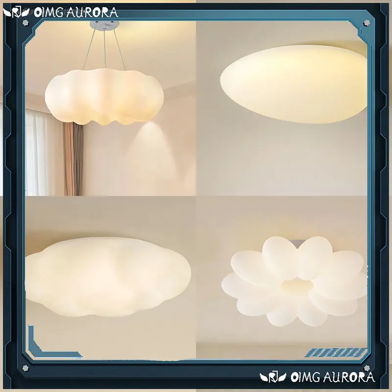 

Internet Celebrity Ins Master Bedroom Chandelier Ceiling Lamp Modern Minimalist Cozy Children's Room Lamp Nordic New Living Room