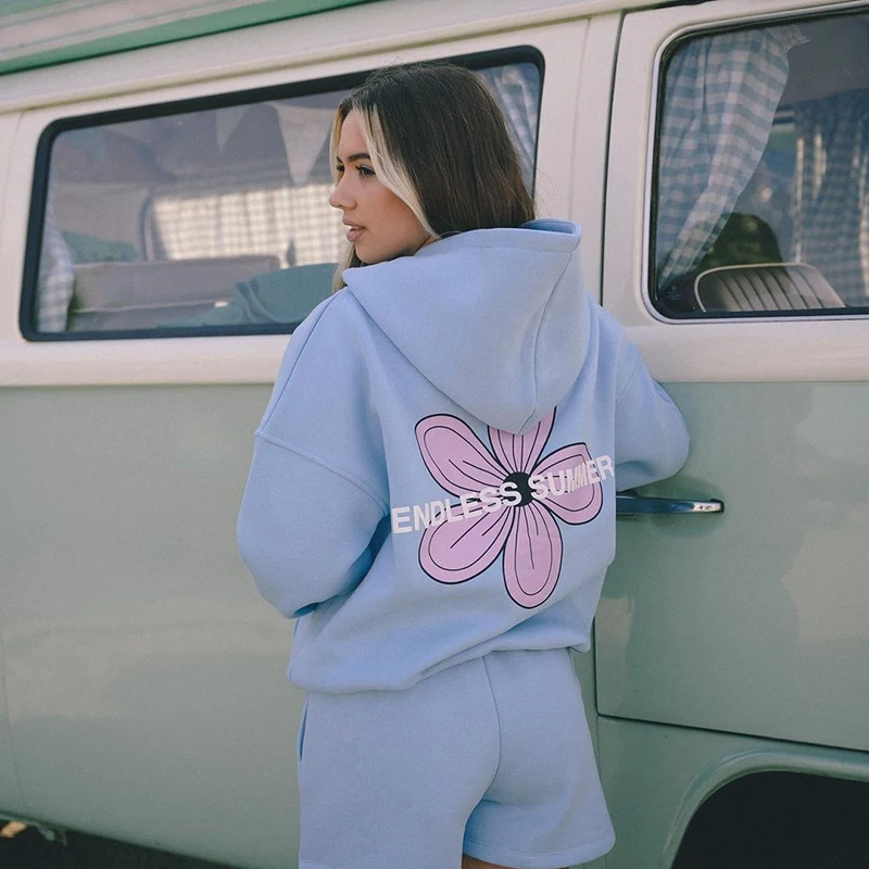 

Vintage flower graphics Oversize Hoodie Female Zip Up Long Sleeve Women Sweatshirt emo Y2K harajuku Winter Fairy Grunge clothing