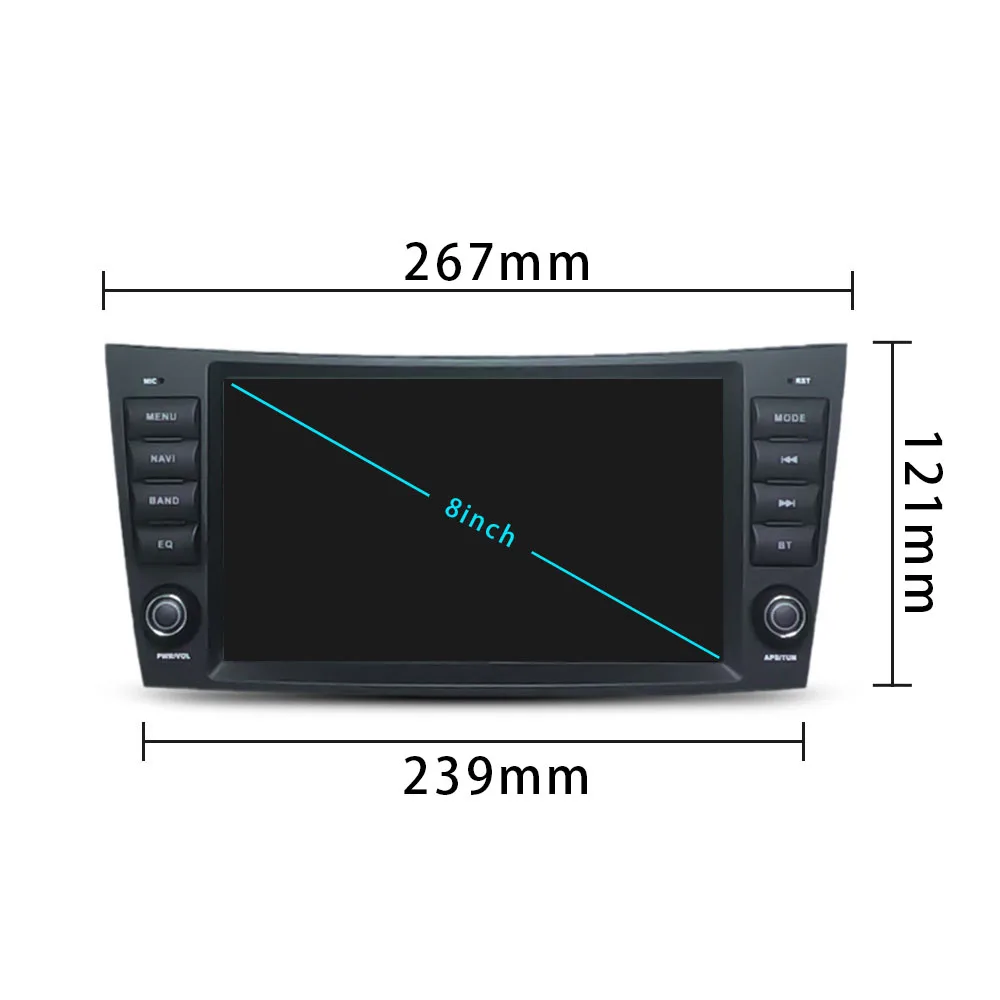 Автомобильный DVD-плеер Carplay 8 дюймов IPS DSP Android 11 0 6 ГБ + 128 GPS WIFI Bluetooth 5 RDS радио для Benz