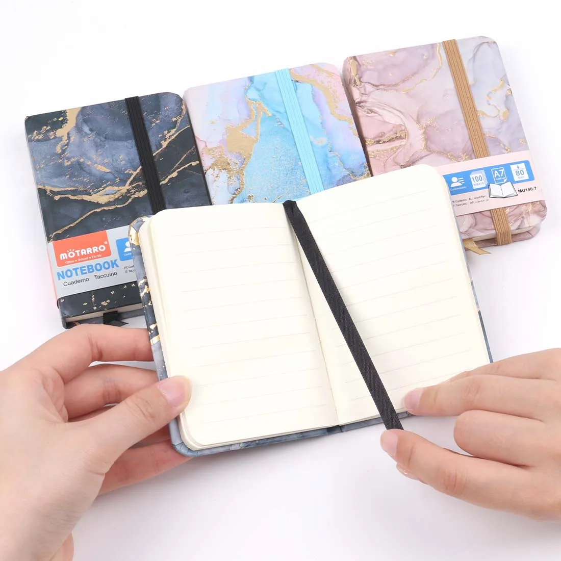 Блокнот MOTARRO с золотым тиснением 1 шт.