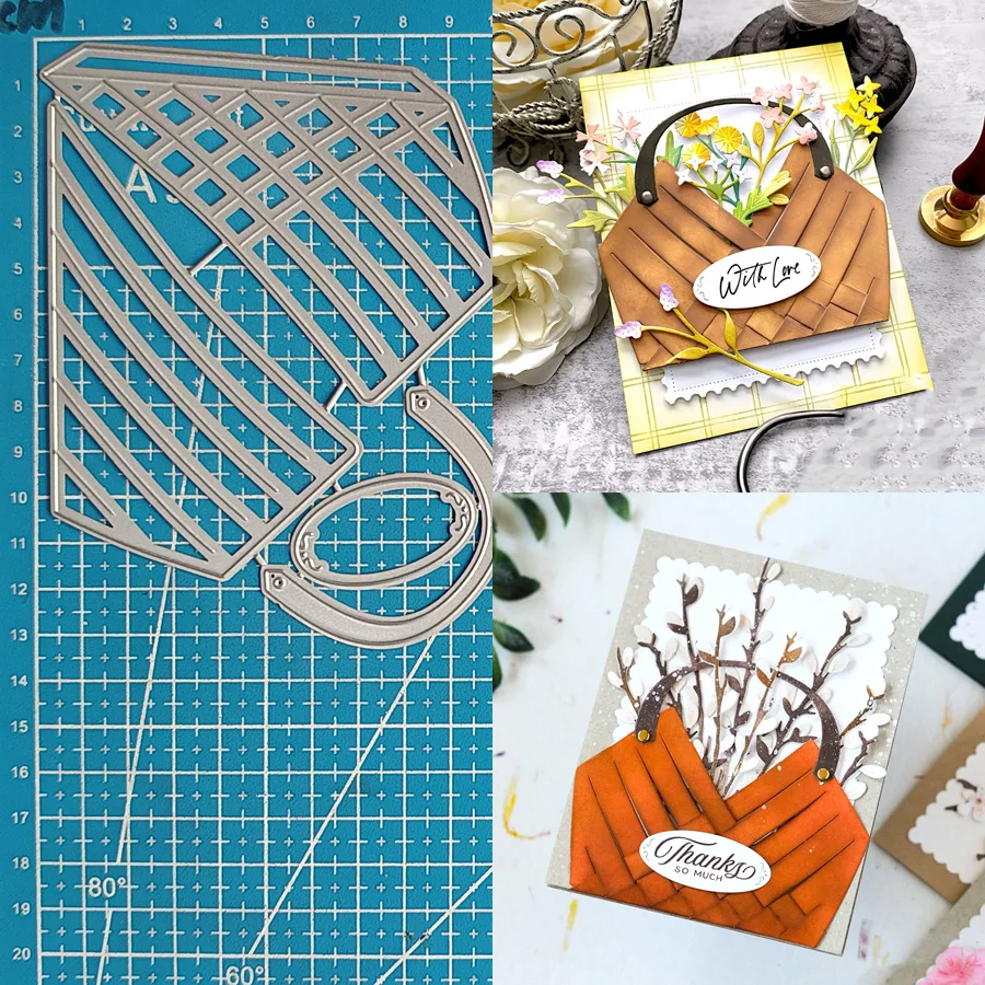 Металлические пресс-формы Lucky богиня корзина из морских водорослей сделай сам