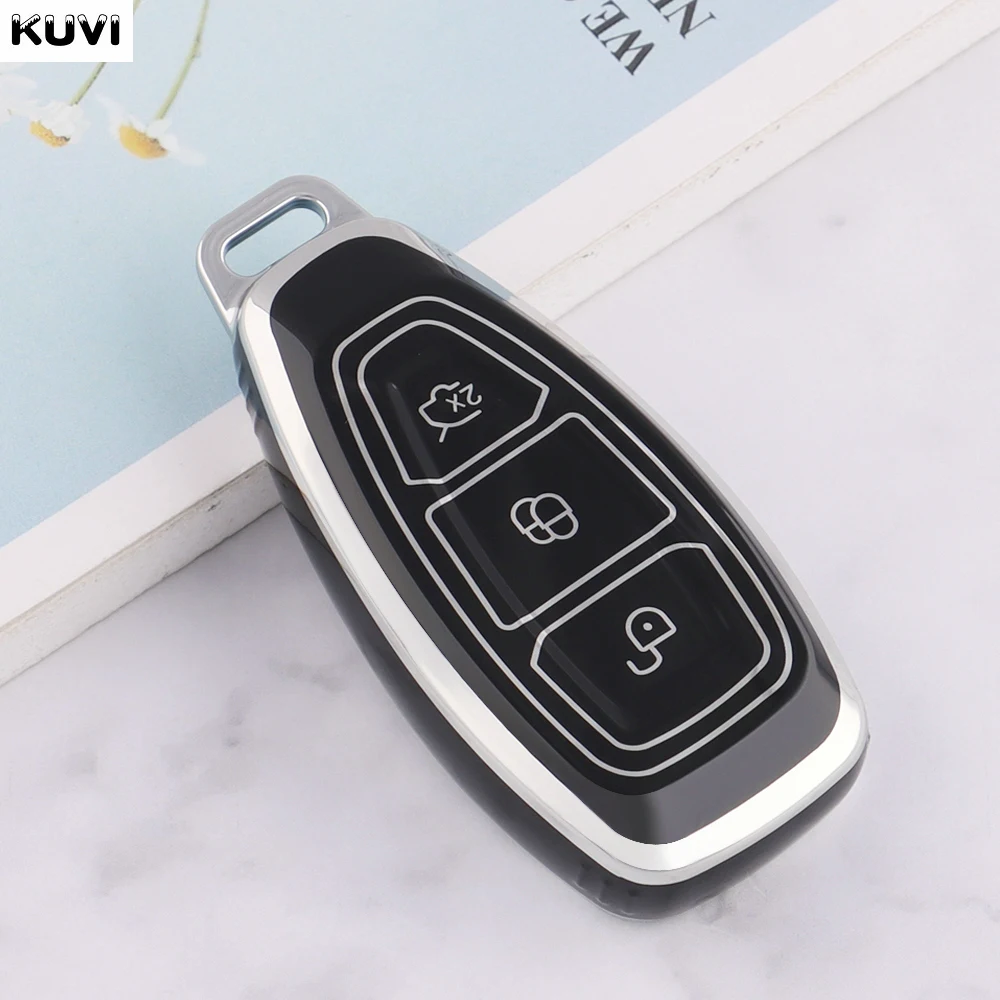 

Новый Чехол Для Смарт-ключа Из ТПУ Для Ford Focus 3/4 ST Mondeo MK3/MK4 Fiesta Fusion Kuga Ecosport, Защитный Брелок Для Ключей
