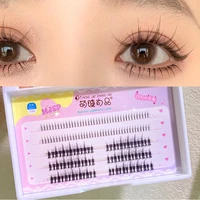 35 rows little devil cos false eyelashes natural simulation grafting single cluster eyelashes makeup beauty tools