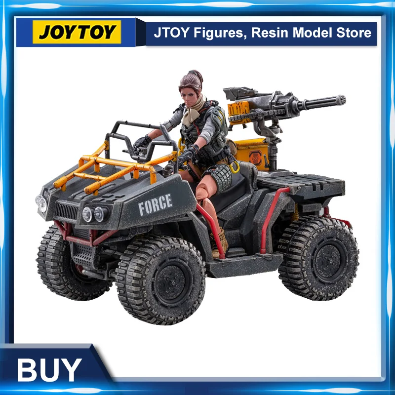 

Экшн-фигурка JOYTOY 1/18, дикая кошка, квадроцикл, кошка (серая), бесстрашные Тигры-Фэн мин., Подвижные модели игрушек из ПВХ, подарок на день рожде...