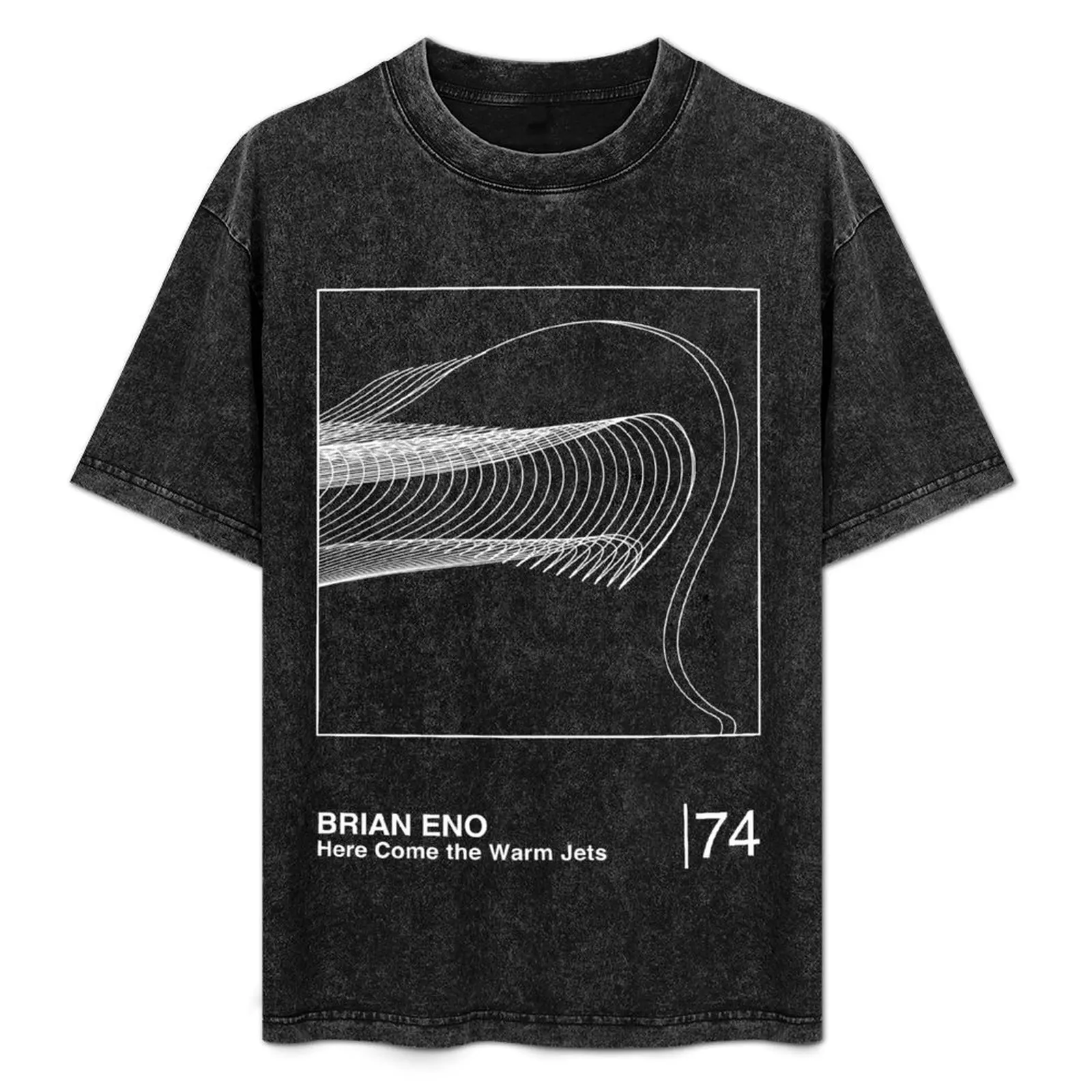 Забавная мужская футболка Brian Eno For женская croswit черная летняя одежда черные