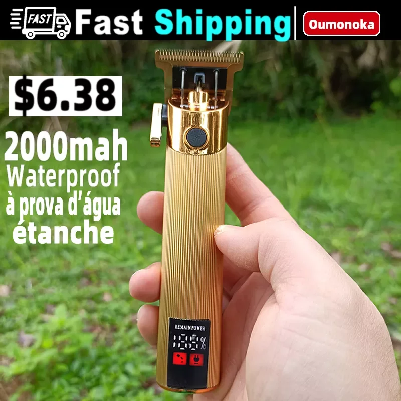 

2022 WaterProof Professional Electric Shaver for Men Razor for Men Mower Beard Trimmer Barber Shaving Machine T9 Hair Clipper