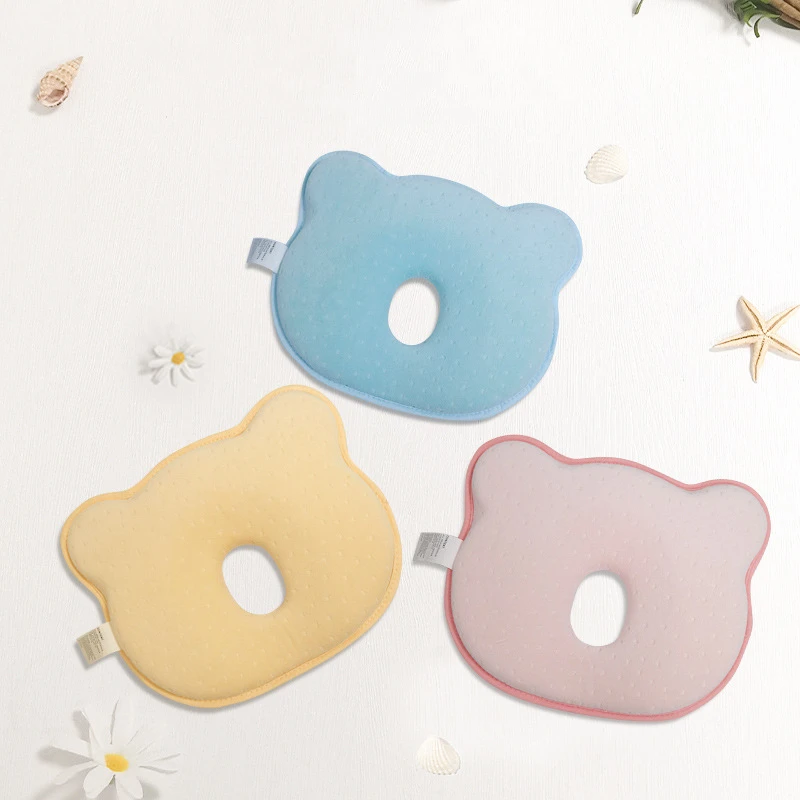 

Baby Pillow Memory Foam Newborn Baby Breathable Shaping Pillows To Prevent Flat Head Ergonomic 3 Colors