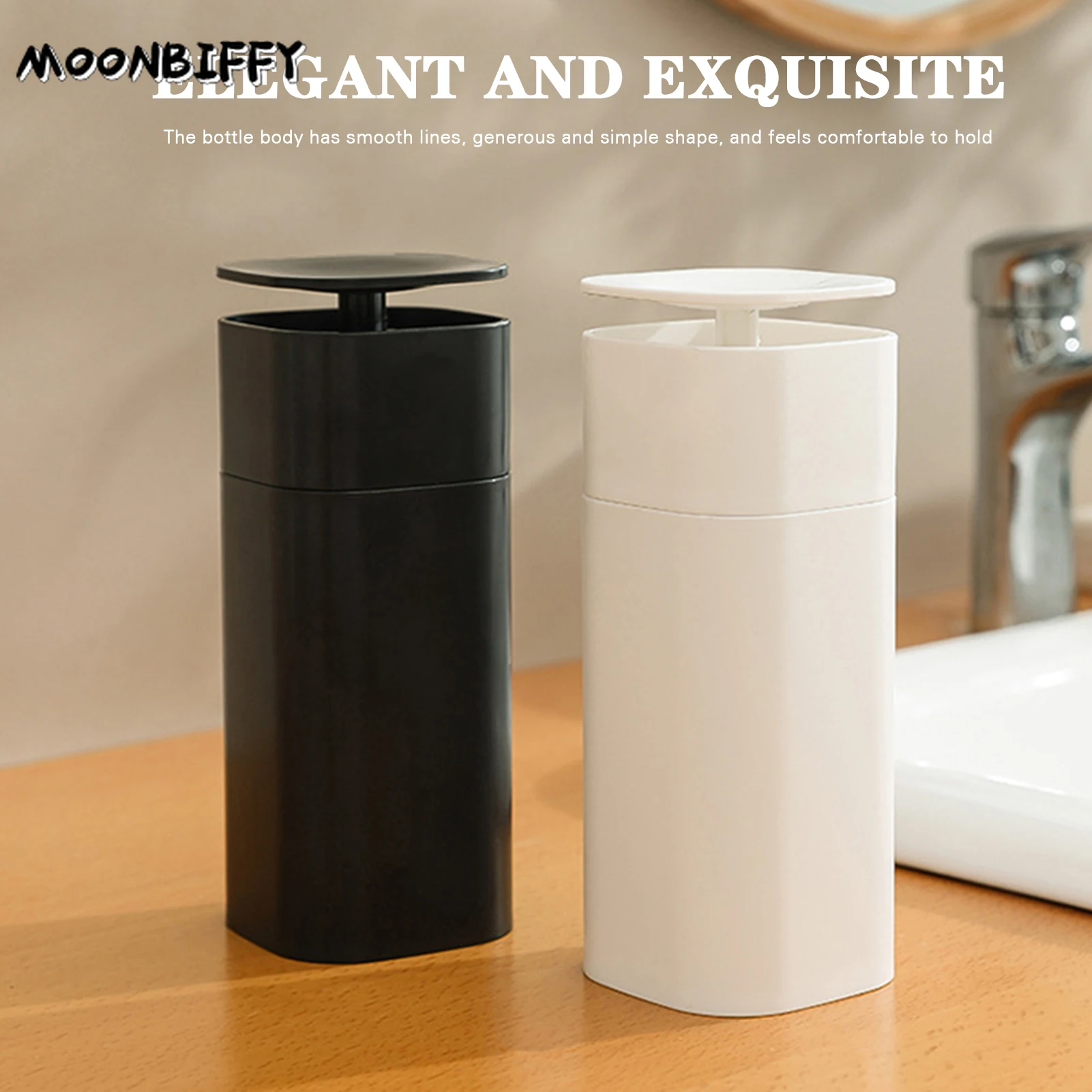 

Press-Type Refillable Bottle Multipurpose Liquid Soap Makeup Remover Dispenser Durable for Bathroom Kitchen Reusable Lip Gloss