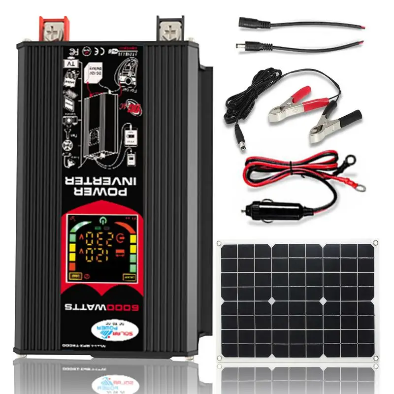 

Solar Generator Kit Solar Panel Kit For RV Off Grid With Battery And Inverter Complete Solar Panel Kit With Solar Inverter For