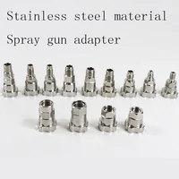 stainless steel material suitable for sata devilbiss iwata warte avalon spray gun adapter car painting tool link rod adapter