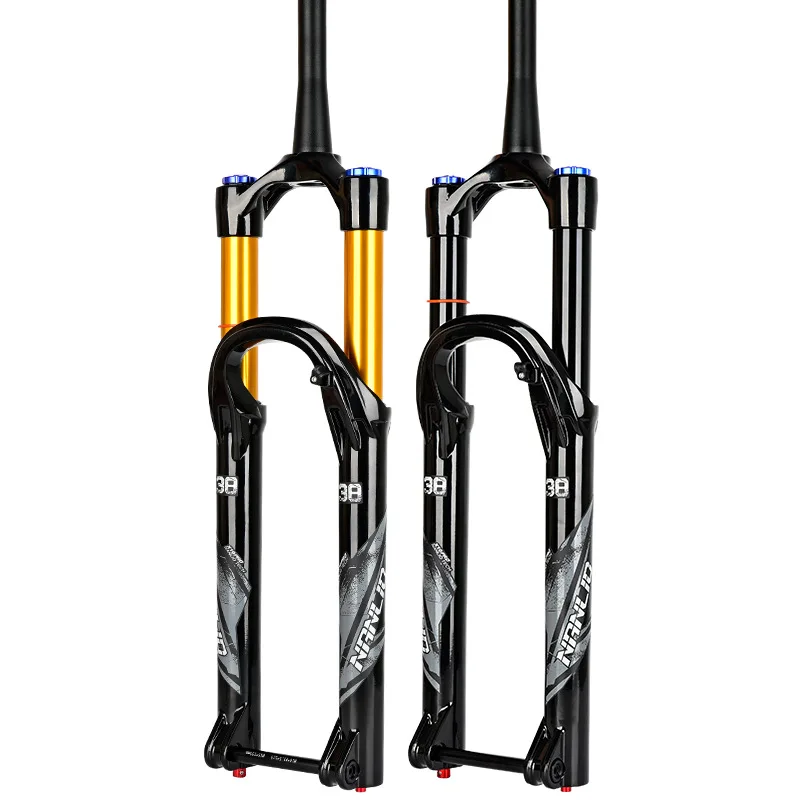 Вилка амортизационная NANLIO X10PRO MTB с воздушно-масляной подвеской, шток 3638 мм, ход 160180 мм, ось BOOST 15x110 мм, для эндуро и даунхилла (art.: 3920dcb91b87d) - 3920dcb91b87d