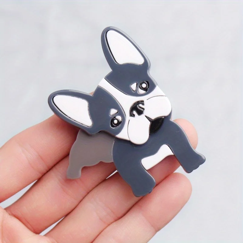 Симпатичная индивидуальная брошь в виде собаки с надписью Law Fighting Dog модный