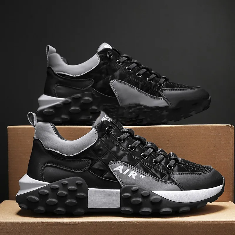 Men's Breathable Sports Shoes Outdoor Jogging And Running Shoes Men's Rubber Wear-resistant Soles Casual Shoes