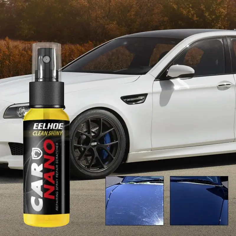 

Car Ceramic Coating Spray Auto Crystal Wax Protective Sealant Paint Cleaning Spray Universal Coating Agent For Car Trucks Bikes