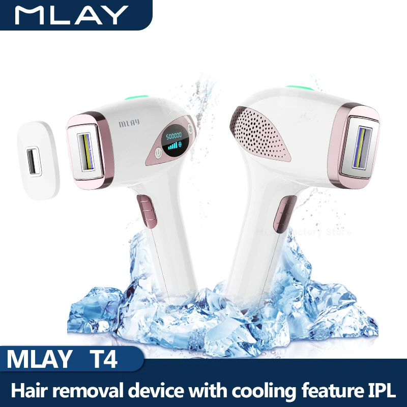 

Mlay T4 IPL Hair Removal Device ICE Feeling IPL Epilator Hair Removal Machine Face Body Bikini Depilador for Man Women Home Use