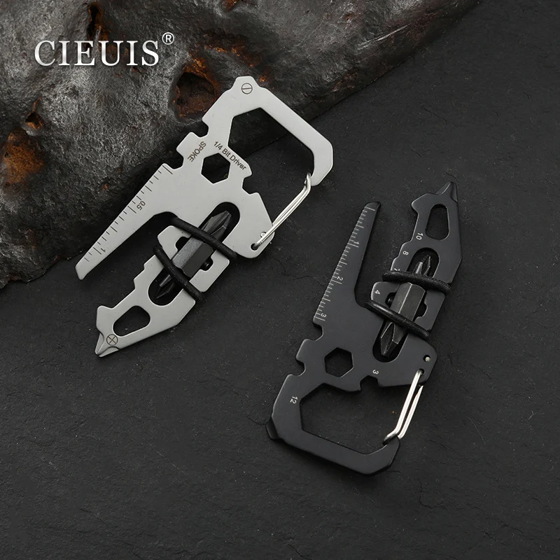 

14in1 портативный инструмент для ремонта велосипедов EDC, многофункциональный инструмент для велоспорта, шестигранный ключ, крестовая отвертк...