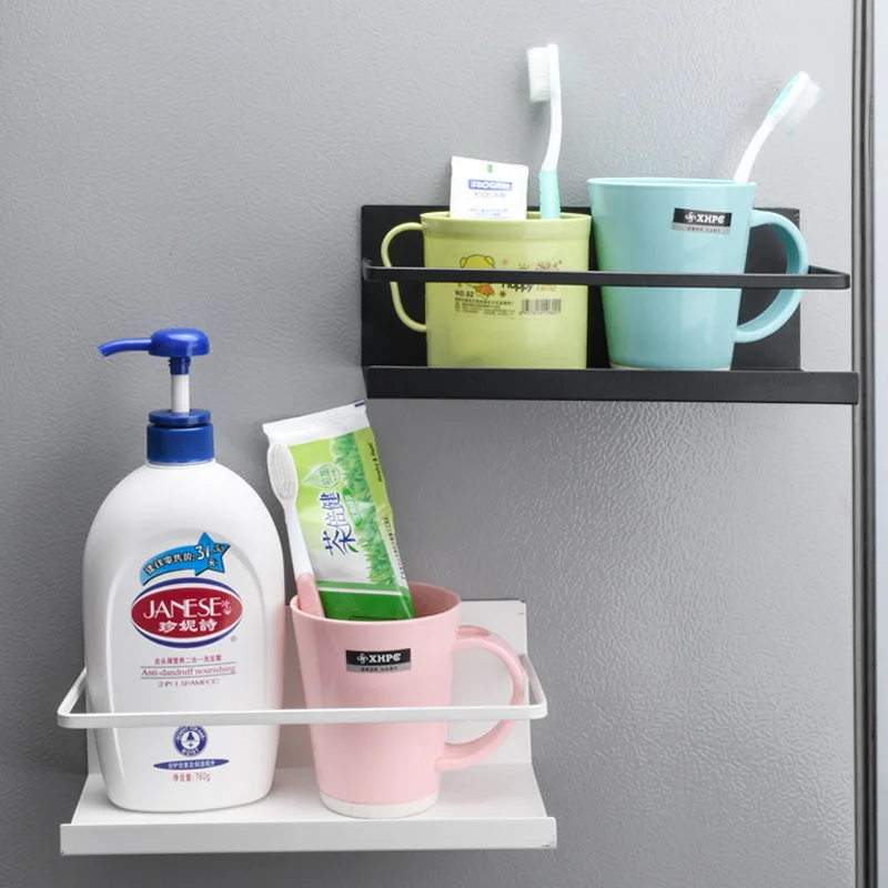 Магнитная полка для холодильника кухонный Органайзер из нержавеющей стали