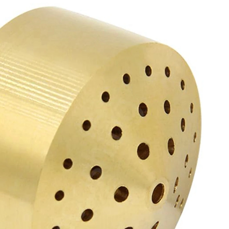 Цельная латунная насадка для фонтана 1/2 дюйма DN15 колонна пруда головка