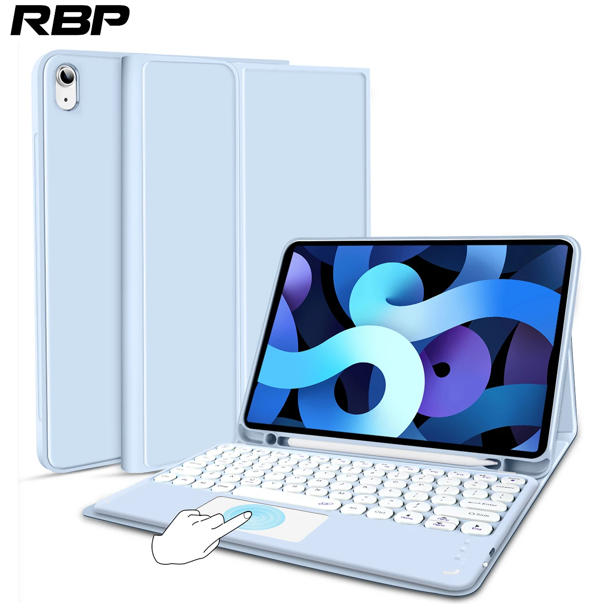 

For iPad Air 4/5 Case with Keyboard for iPad Pro 11 2021 Case for iPad 9th 8th Generation Case 10.2 Mini 6 2021 Air 2 1 Cover