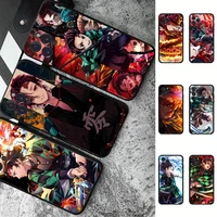 demon slayer kamado tanjirou phone case for iphone 11 12 13 mini pro max 8 7 6 6s plus x 5 se 2020 xr xs funda cover