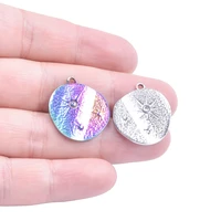 5pcslot stainless steel hammer irregular plaque sun star pattern charms silver color pendant for women gifts jewelry making