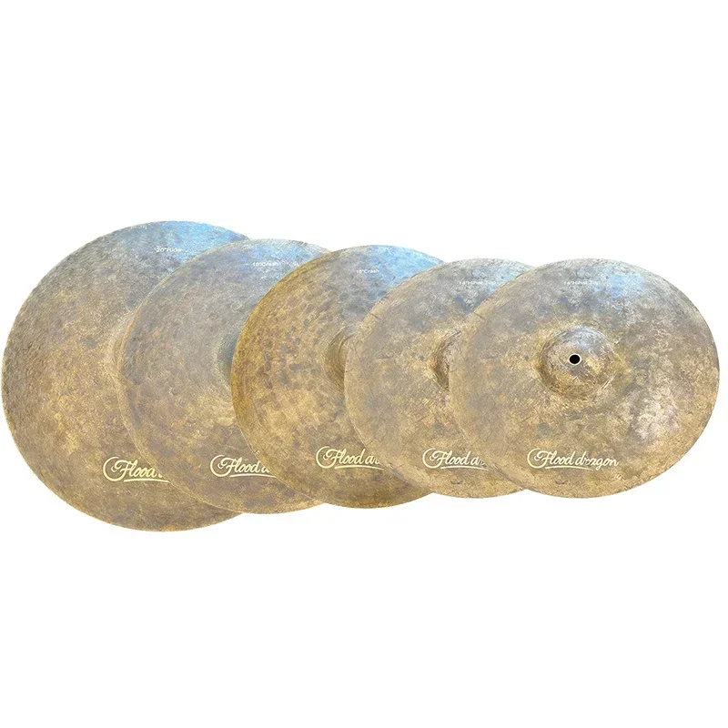 Лучший набор тарелок из набора и цимбилов для китайских барабанов в стиле ретро