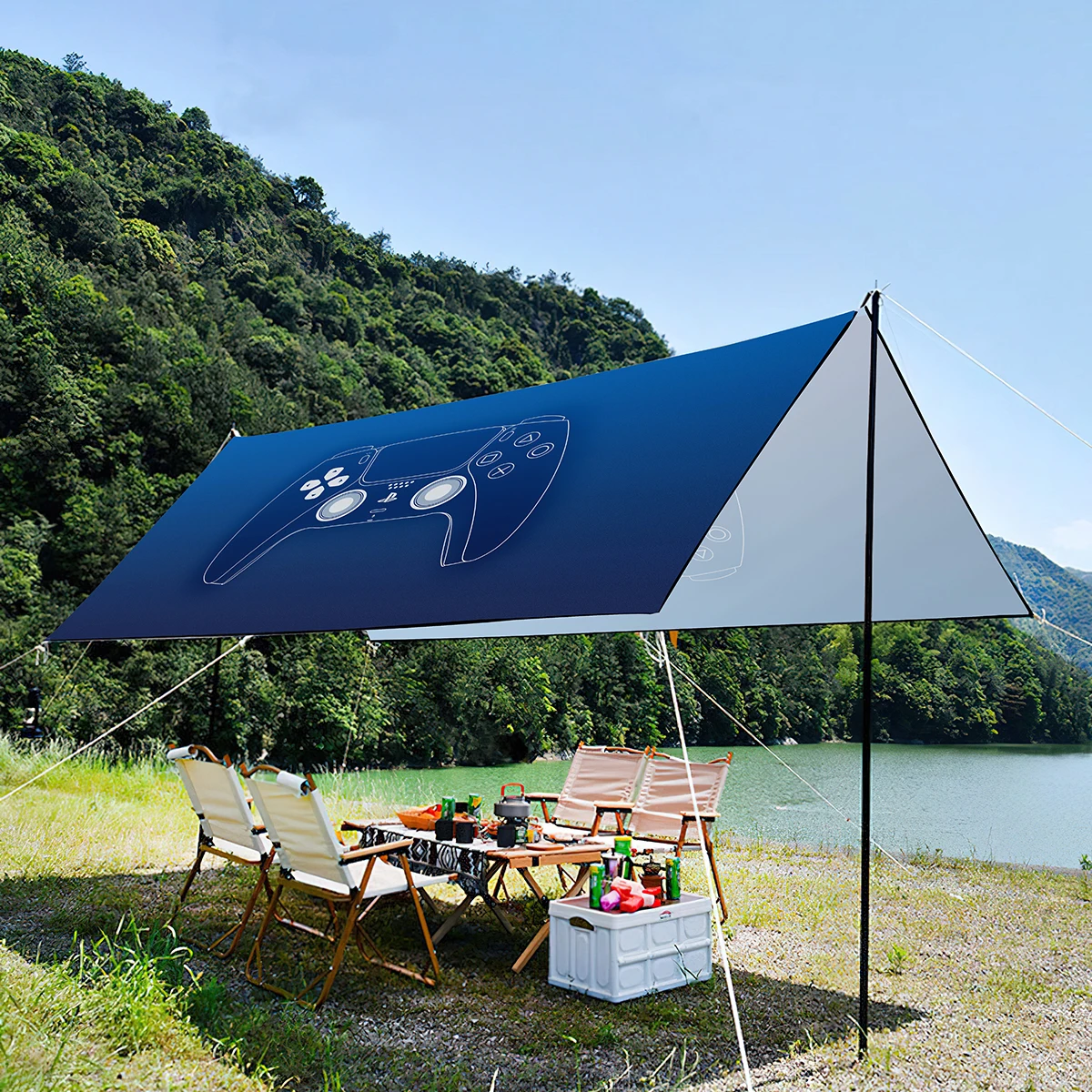 Водонепроницаемый навес с защитой от ультрафиолета портативная и легкая