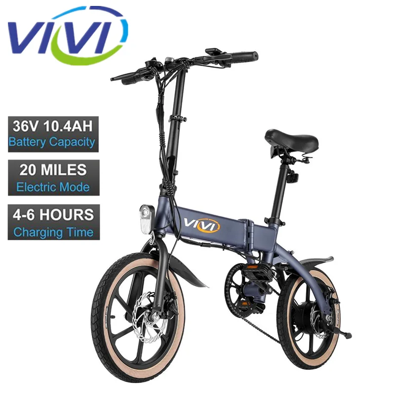 

350W 16inch mini electric bicycle Folding Electric Bike Commuter city eBike for women Foldable bicycle Waterproof IP54