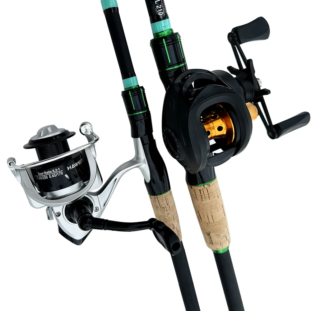 Спиннинговая катушка кастинговое удилище из углеродного волокна и для заброса