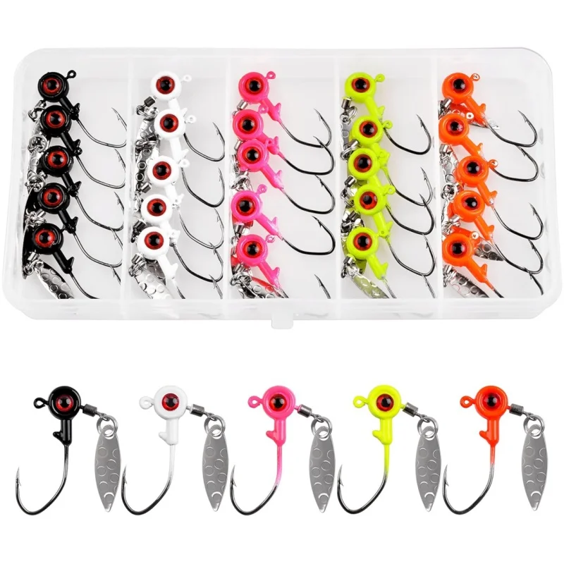 25 шт./коробка рыболовные крючки с вербовым лезвием